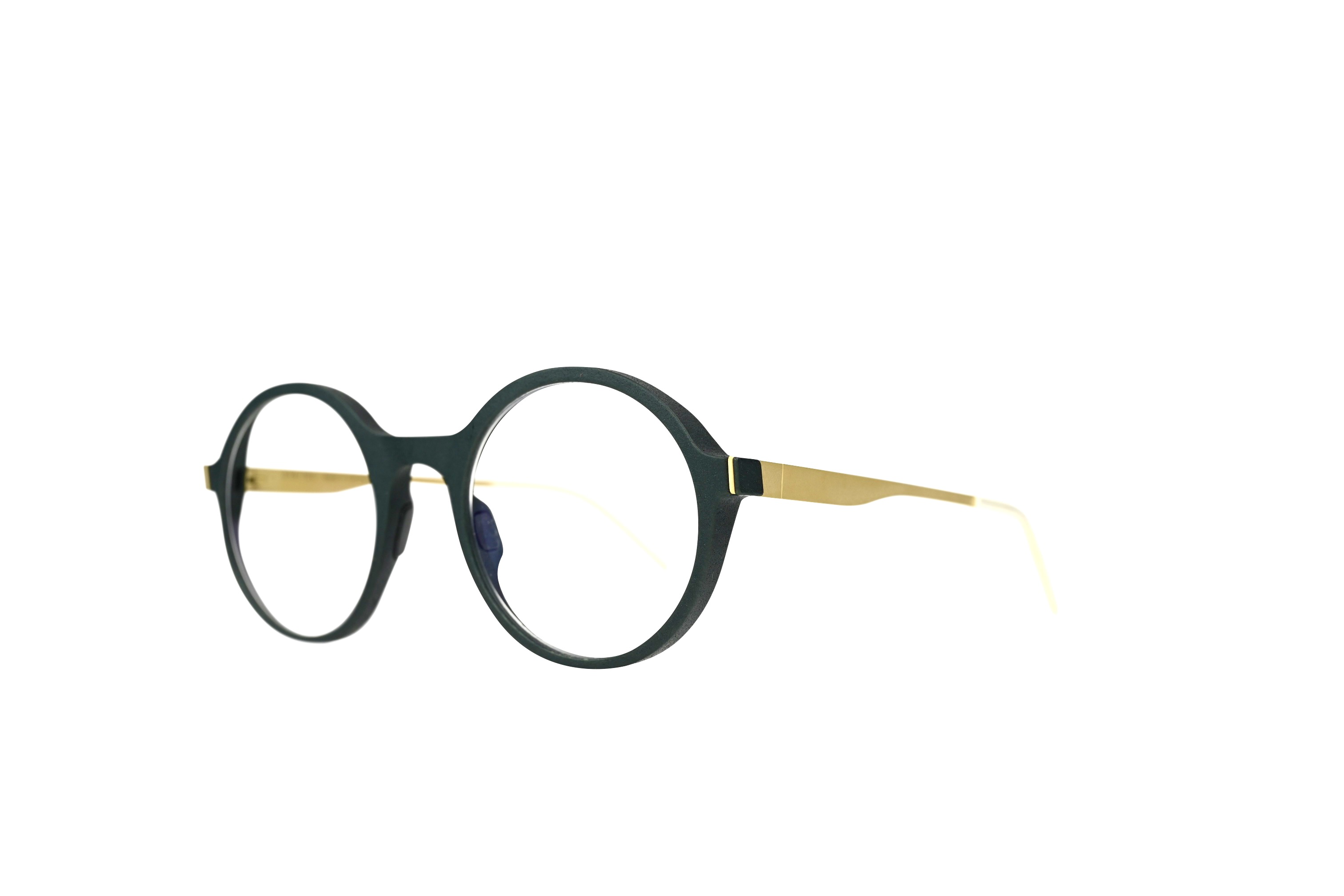 block BIBLIOTHEK dark green gold 